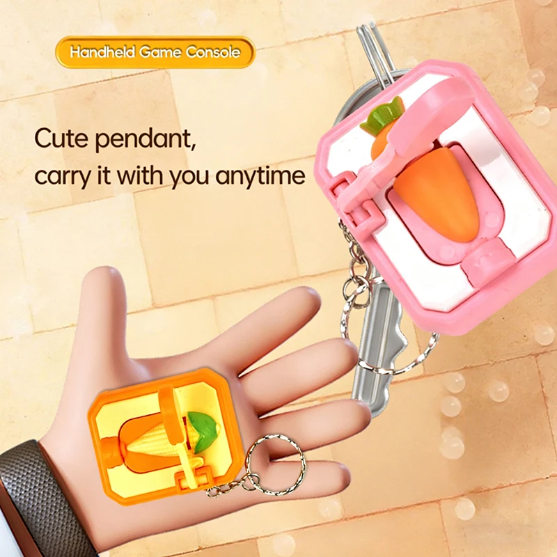 DIY Keychain Carrot-cutting Creative Mini Cutting Fun Stress-relieving Toy Interesting Toy Gift