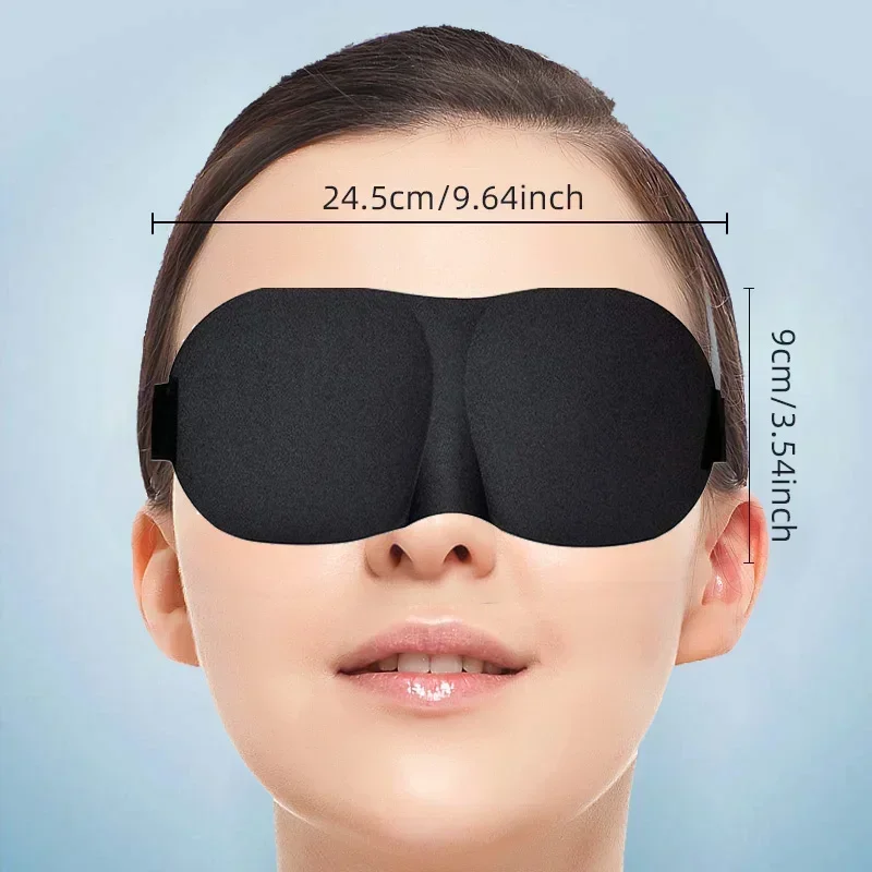 1/2/3 Pcs Sleeping Mask Cover Slaapmasker Blockout Eye Comfort Blindfold Concave Light with Women Men Aid Eye Travel