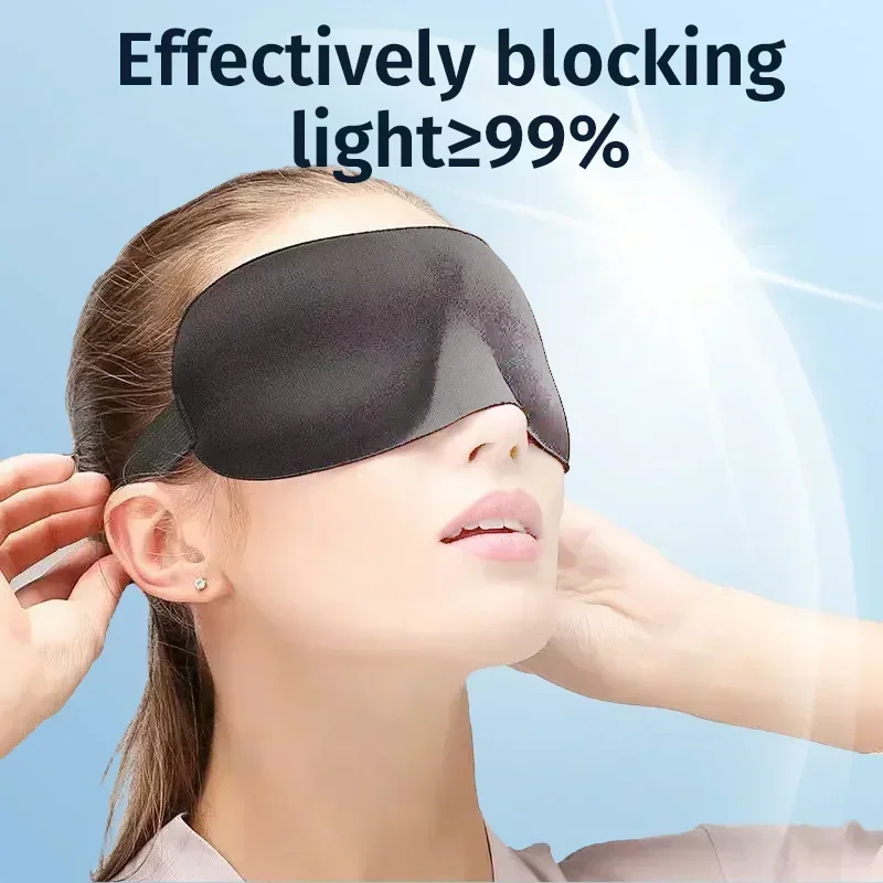 1/2/3 Pcs Sleeping Mask Cover Slaapmasker Blockout Eye Comfort Blindfold Concave Light with Women Men Aid Eye Travel