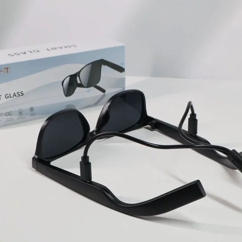 Lenovo AI Smart Glasses 8K Remote Control Touch Photo Camera Recording Voice Assistant Translator Wireless Bluetooth Sunglasses