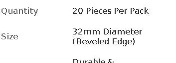 Plastic 32mm Round Bases For Warhammer Miniatures And Boardgame