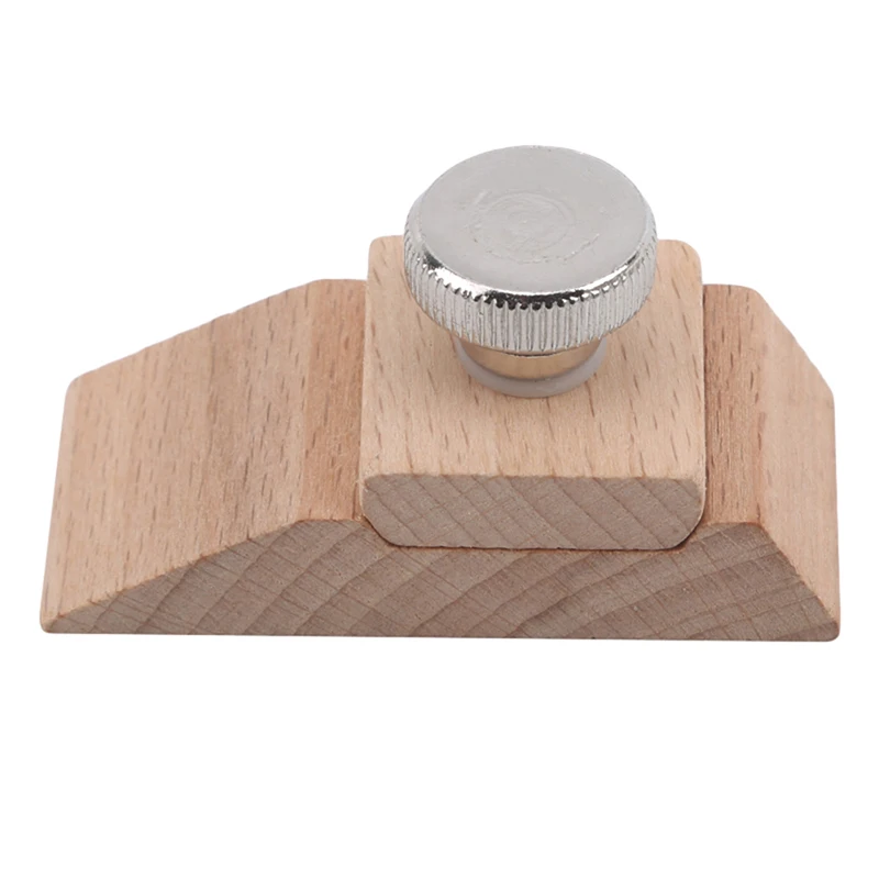 Beech Block Handmade Leather Edge Grinding Sandpaper Treatment Tool Sandalwood DIY Leathercraft Edge Tool