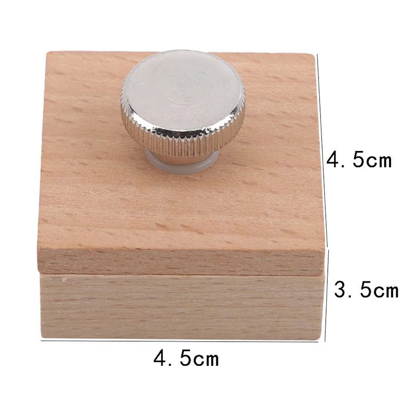 Beech Block Handmade Leather Edge Grinding Sandpaper Treatment Tool Sandalwood DIY Leathercraft Edge Tool