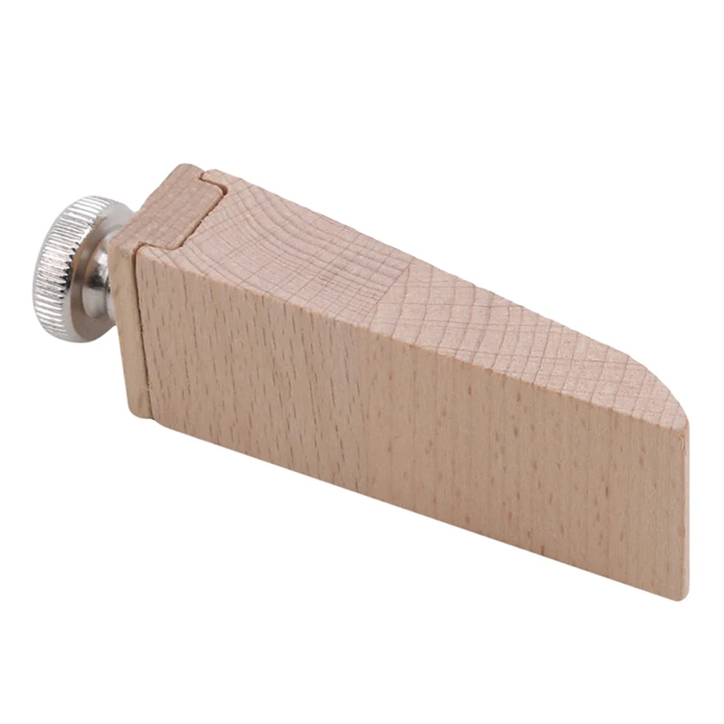 Beech Block Handmade Leather Edge Grinding Sandpaper Treatment Tool Sandalwood DIY Leathercraft Edge Tool