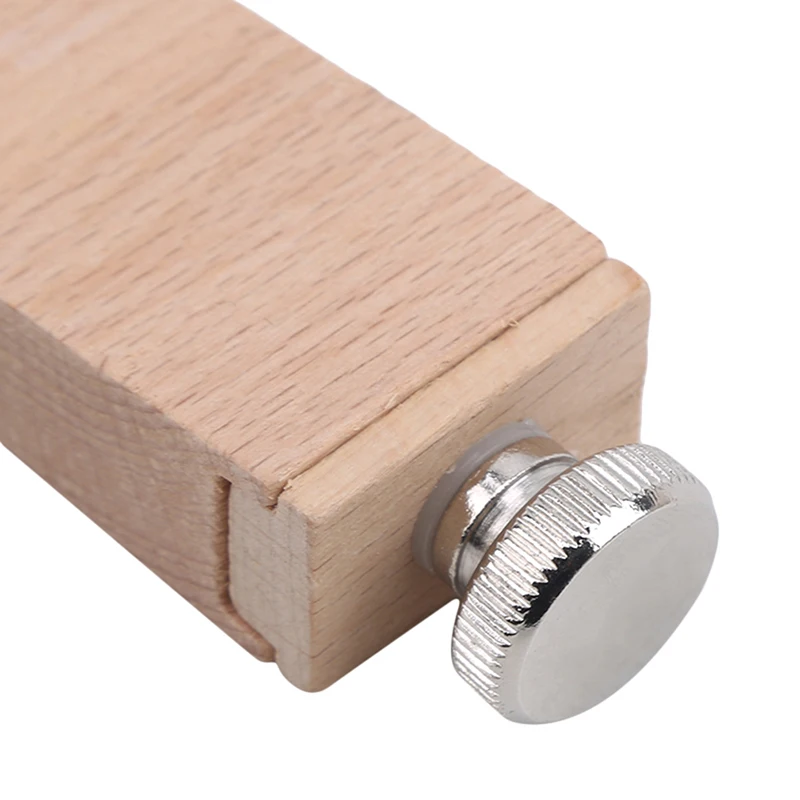 Beech Block Handmade Leather Edge Grinding Sandpaper Treatment Tool Sandalwood DIY Leathercraft Edge Tool