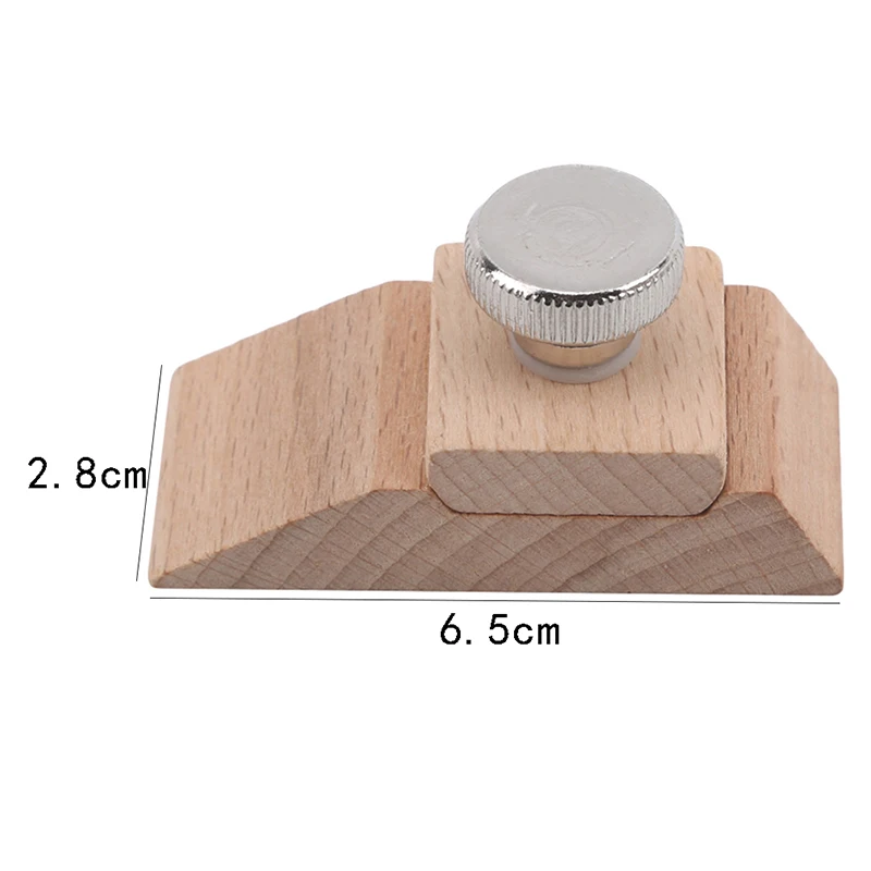 Beech Block Handmade Leather Edge Grinding Sandpaper Treatment Tool Sandalwood DIY Leathercraft Edge Tool