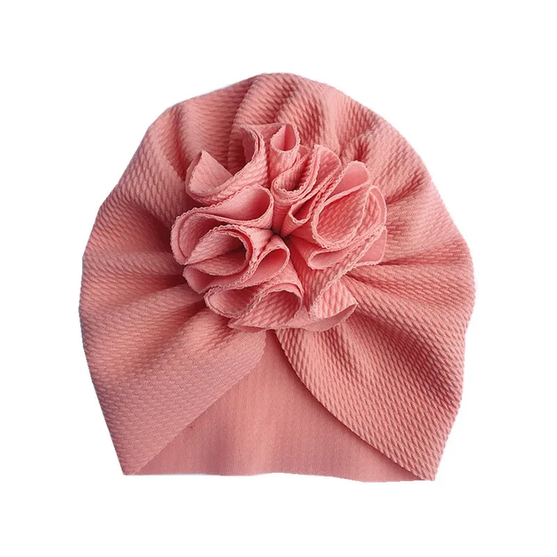Turban Baby Girl Turbans for Babies Lovely Flower Soft Cap Bonnet Head Wraps Kids Hat Beanie Baby Girl Newborn Photography Hat