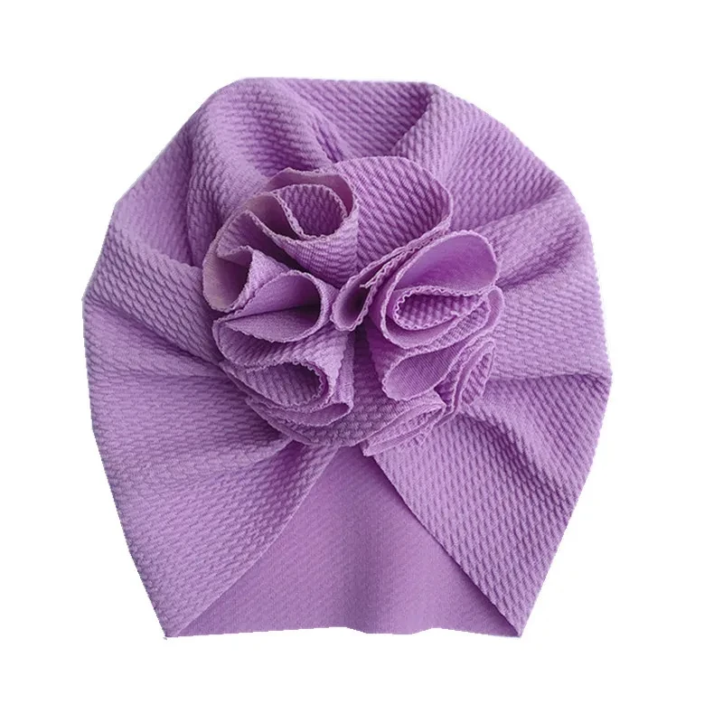 Turban Baby Girl Turbans for Babies Lovely Flower Soft Cap Bonnet Head Wraps Kids Hat Beanie Baby Girl Newborn Photography Hat