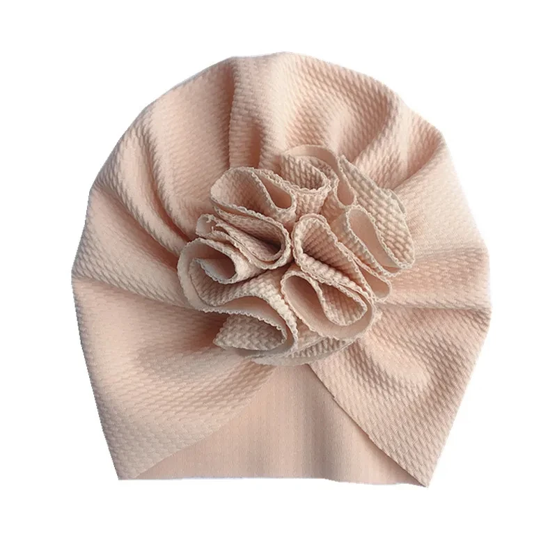 Turban Baby Girl Turbans for Babies Lovely Flower Soft Cap Bonnet Head Wraps Kids Hat Beanie Baby Girl Newborn Photography Hat