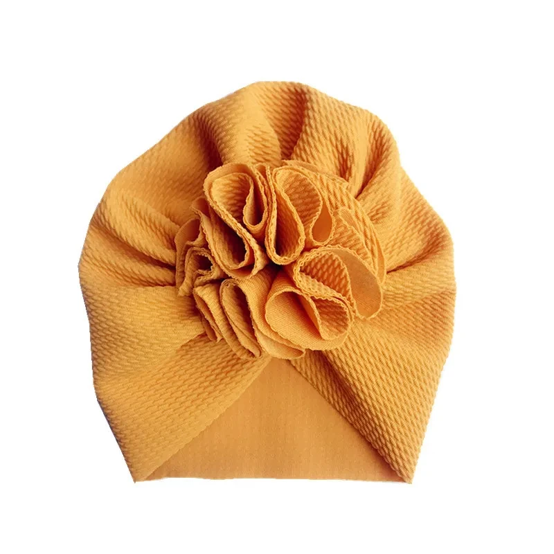 Turban Baby Girl Turbans for Babies Lovely Flower Soft Cap Bonnet Head Wraps Kids Hat Beanie Baby Girl Newborn Photography Hat