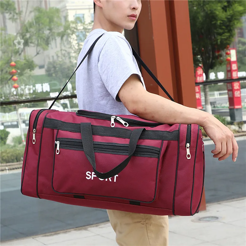 Oxford Waterproof Men Travel Bags Hand Luggage Big Travel Bag Business Large Capacity Weekend Duffle Travel Bag