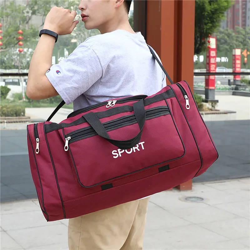 Oxford Waterproof Men Travel Bags Hand Luggage Big Travel Bag Business Large Capacity Weekend Duffle Travel Bag