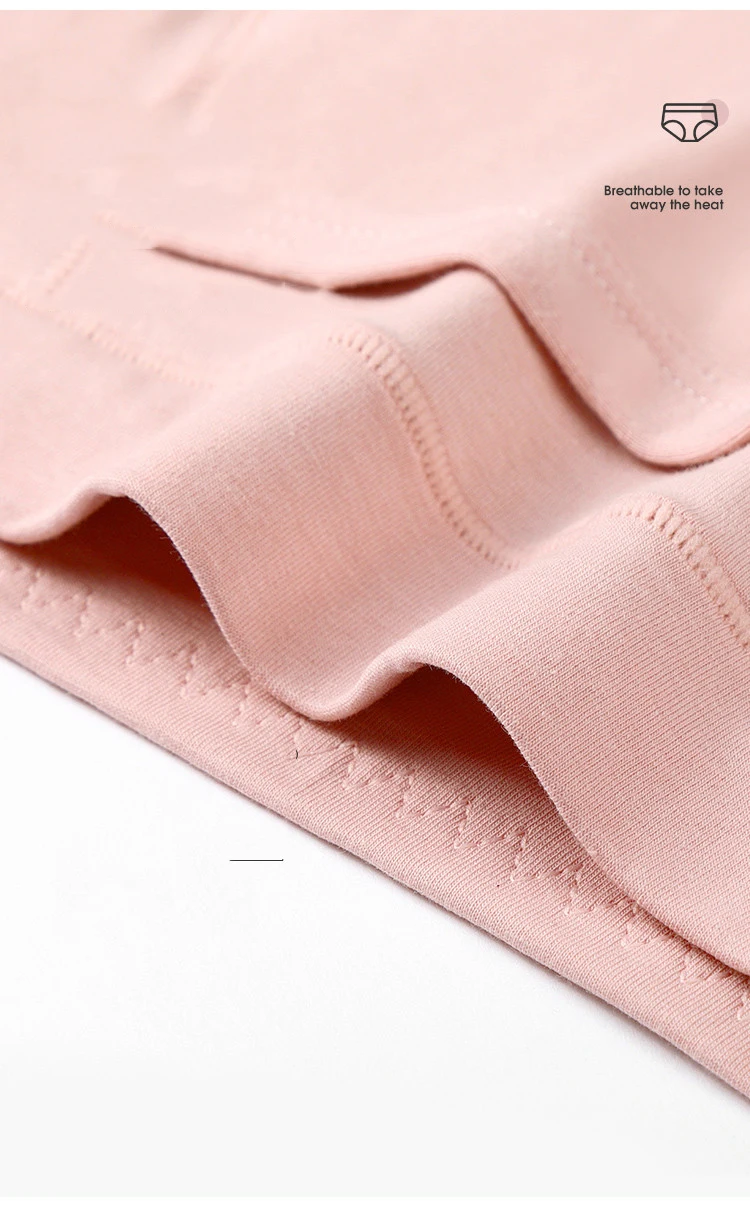 4Pcs Women's Menstrual Panties Physiological Pants Leak Proof Underwear Ladies Period Panty High Waist Cotton Briefs Lingerie