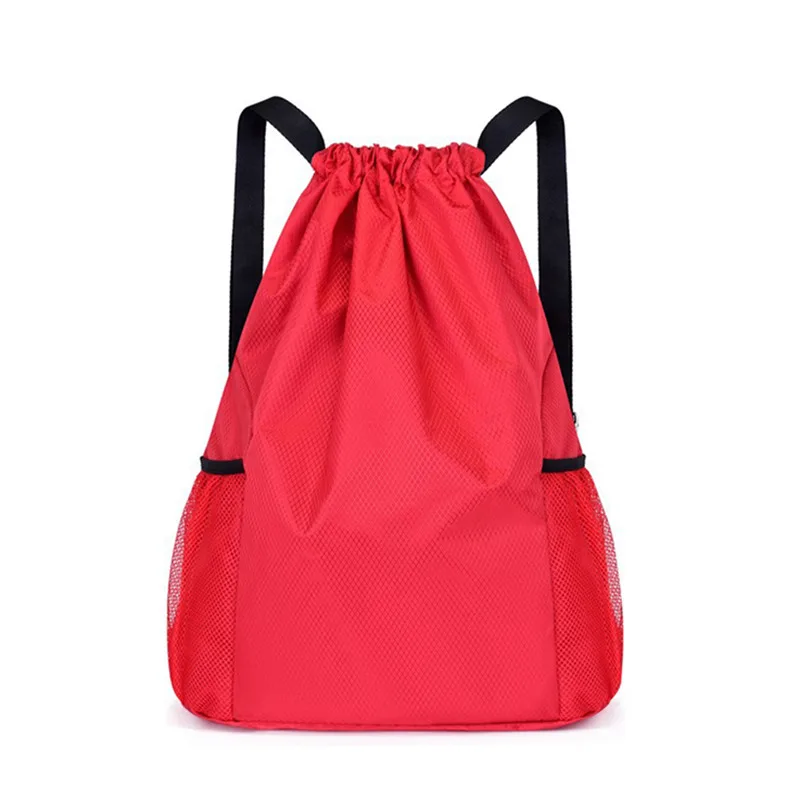 Sports Drawstring Backpack Sport Fitness Travel Outdoor Sackpack Women And Men Large Capacity Gym Swim Beach Bags Basketball Bag