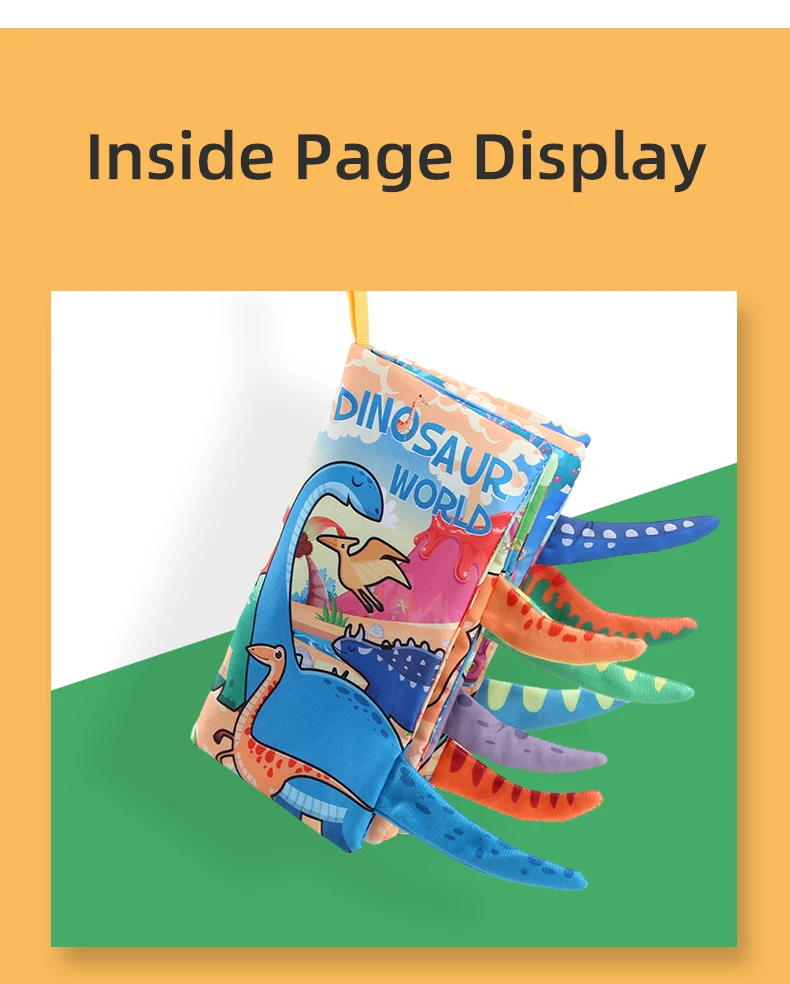Baby Cloth Book 6 Pages 0-3 Year Old Early Education Parent-child Interaction Baby Toys For 0-3 Year Old Newborn Gifts