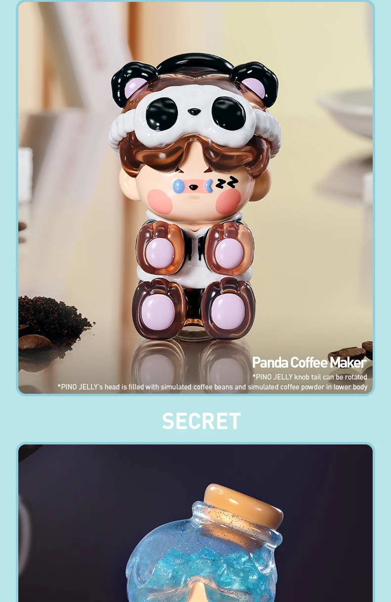 POP MART PINO JELLY in Your Life Series Mystery Box 1PC/9PCS POPMART Blind Box Anime Action Figure Cute Figurine