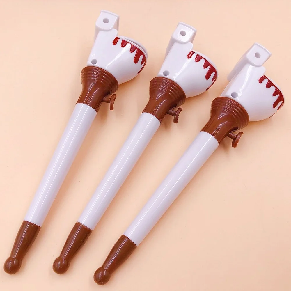 1Pc Cute Ball Pen Stationery Creative Funny Cartoon Pushable Toilet Poop Shit Stool Ballpoint Pen For School Home Office Supplie