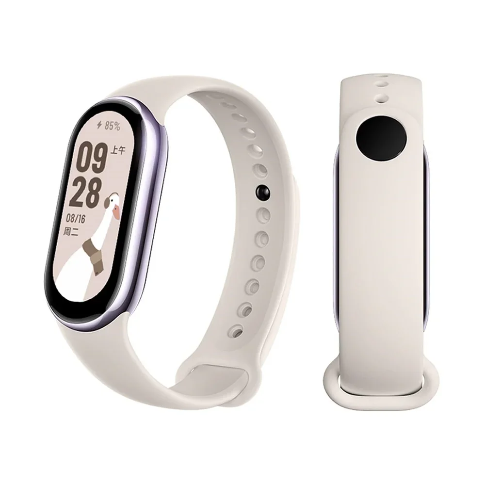 Sport Strap For Xiaomi Mi band 8-8 NFC Belt Replacement miband8 silicone Bracelet smart band 8 waterproof Watchbands Accessories