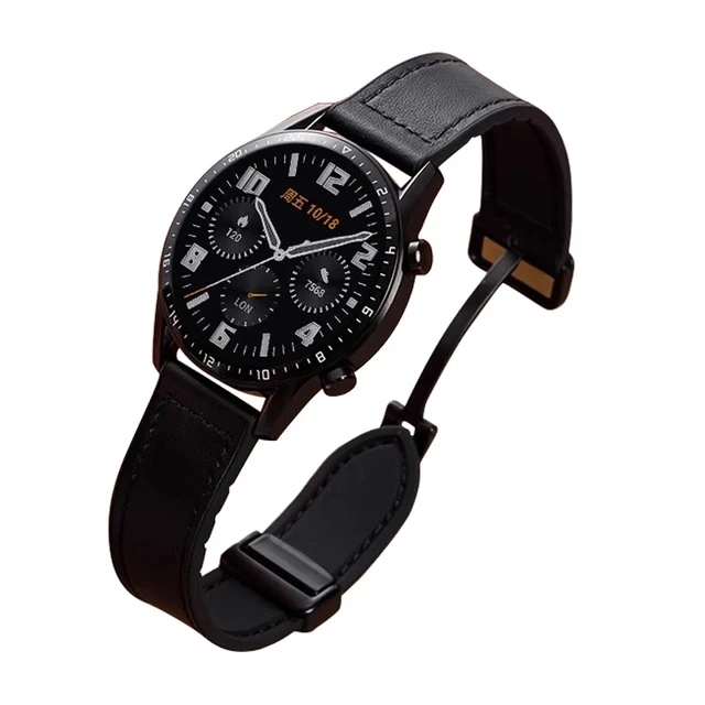 22mm 20mm Leather Silicone Strap For Samsung Galaxy Watch 7 6 5 4 40mm/44mm Magnetic Band For Galaxy Watch 6 Classic 43mm 47mm