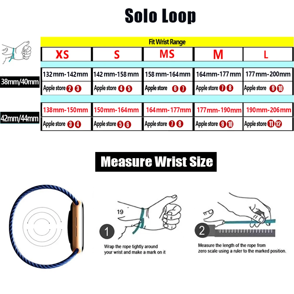 Solo loop for apple Watch Band 40mm 44mm 45mm 41mm 42mm 49mm 38mm Elastic bracelet iWatch series 3/SE/5/4/6/7/8/9/ultra 2 Strap