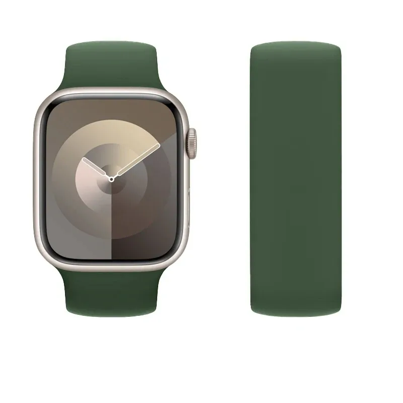 Solo loop for apple Watch Band 40mm 44mm 45mm 41mm 42mm 49mm 38mm Elastic bracelet iWatch series 3/SE/5/4/6/7/8/9/ultra 2 Strap