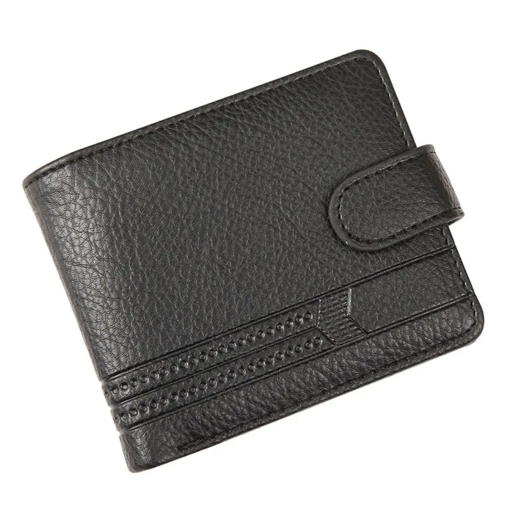 Men Wallets Leather Zipper Purse Man Slim Card Horders Quality Male Short Multi-card Wallet Coin Pocket Purse