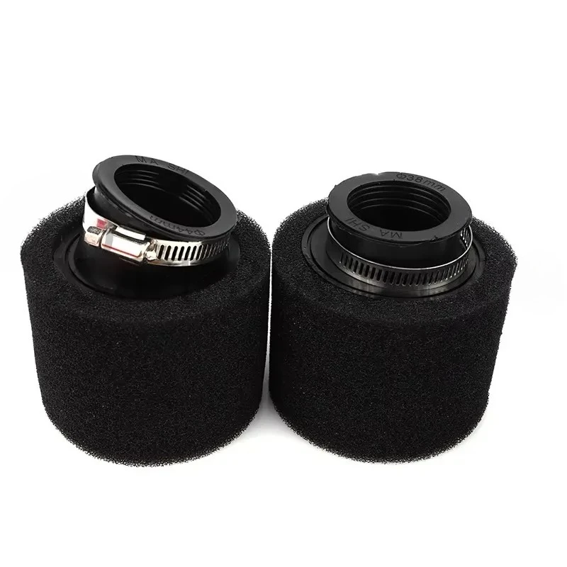 Foam Air Filter 35mm 38mm 42mm 45mm 48mm 50mm 60mm Sponge Cleaner Moped Scooter Dirt Pit Bike Motorcycle Black and Red