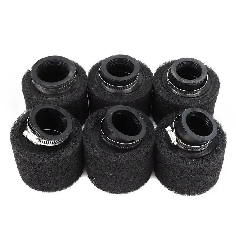 Foam Air Filter 35mm 38mm 42mm 45mm 48mm 50mm 60mm Sponge Cleaner Moped Scooter Dirt Pit Bike Motorcycle Black and Red
