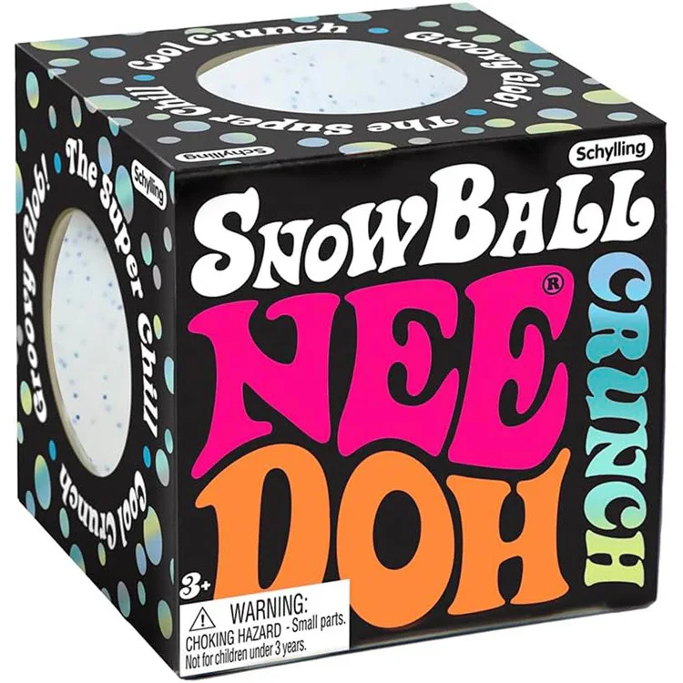 2026 New Product NeeDoh Snow Ball Crunch Snow Ball Crunch Stress Relief Toy