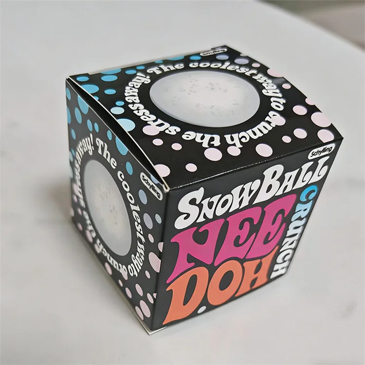 2026 New Product NeeDoh Snow Ball Crunch Snow Ball Crunch Stress Relief Toy