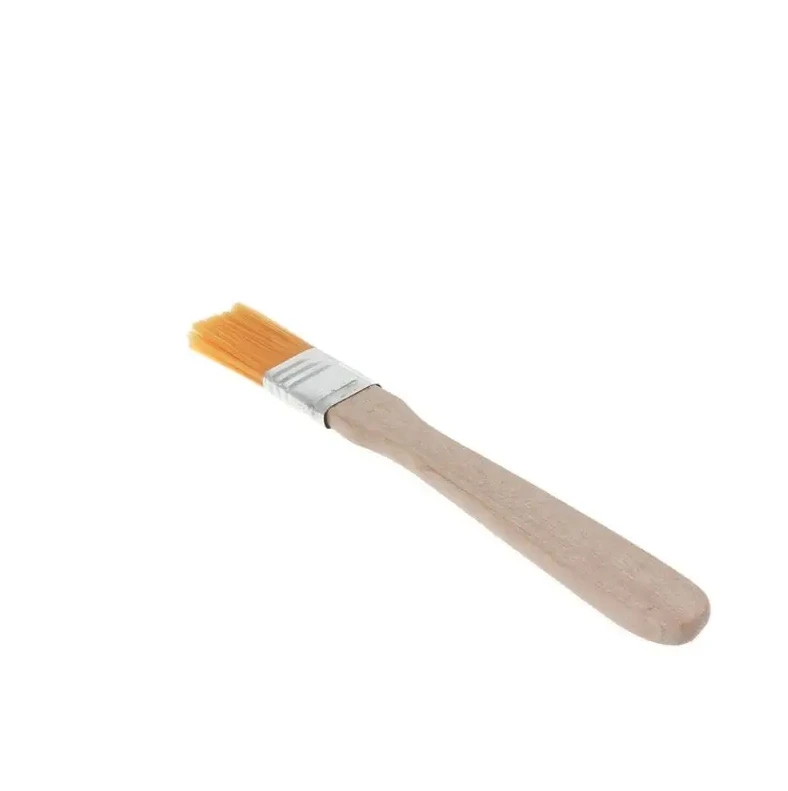 12/24/48PCS Nylon Brushes Short Wooden Handle Art Paint Brushes, Watercolor Brushes Wall Brushes Art Brushes, Cleaning Tools