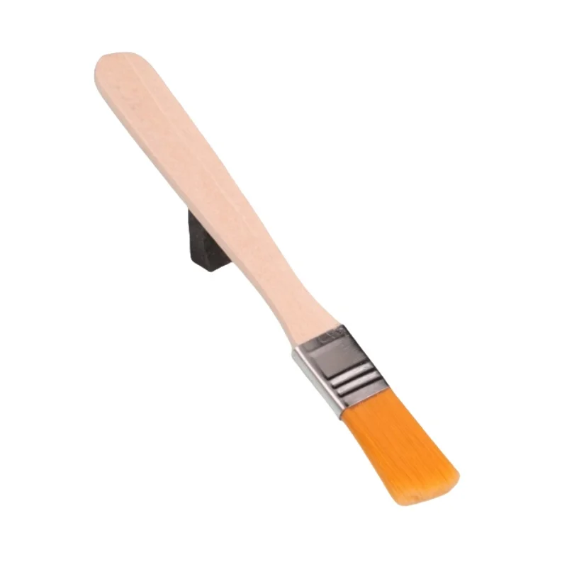 12/24/48PCS Nylon Brushes Short Wooden Handle Art Paint Brushes, Watercolor Brushes Wall Brushes Art Brushes, Cleaning Tools