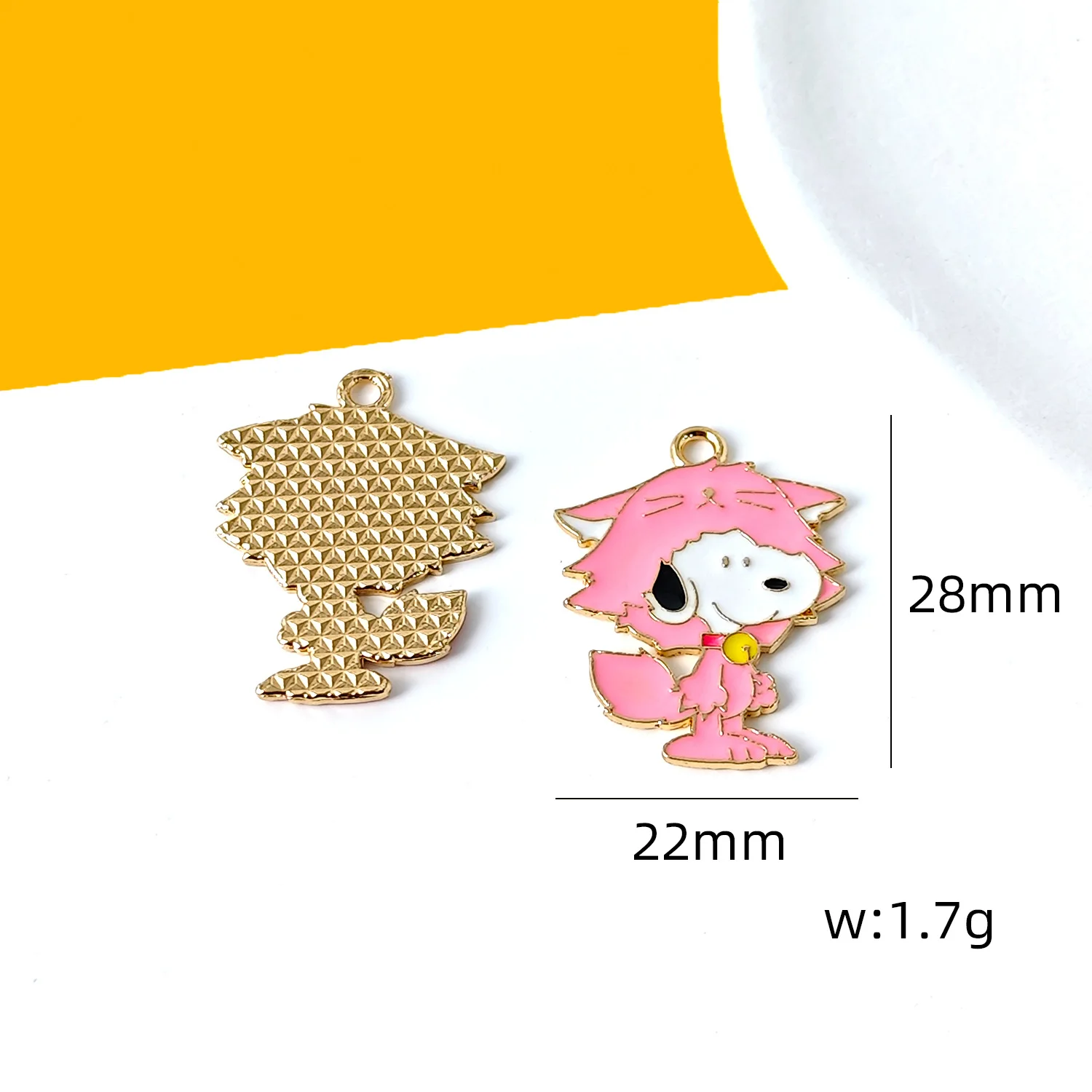 10/20/30Pcs Cute Dog DIY Keychain Metal Handmade for Making Alloy Key Chain Cute Keyring Gift for Fans