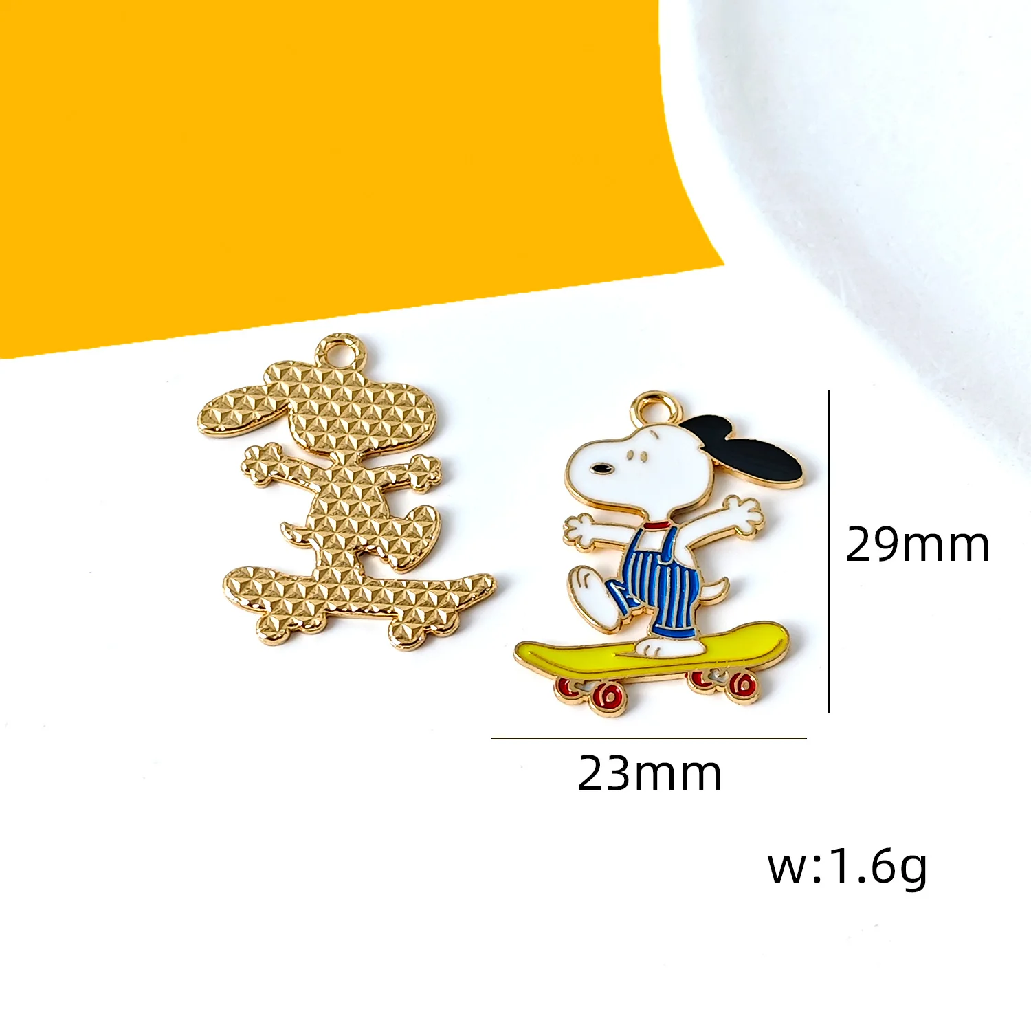10/20/30Pcs Cute Dog DIY Keychain Metal Handmade for Making Alloy Key Chain Cute Keyring Gift for Fans