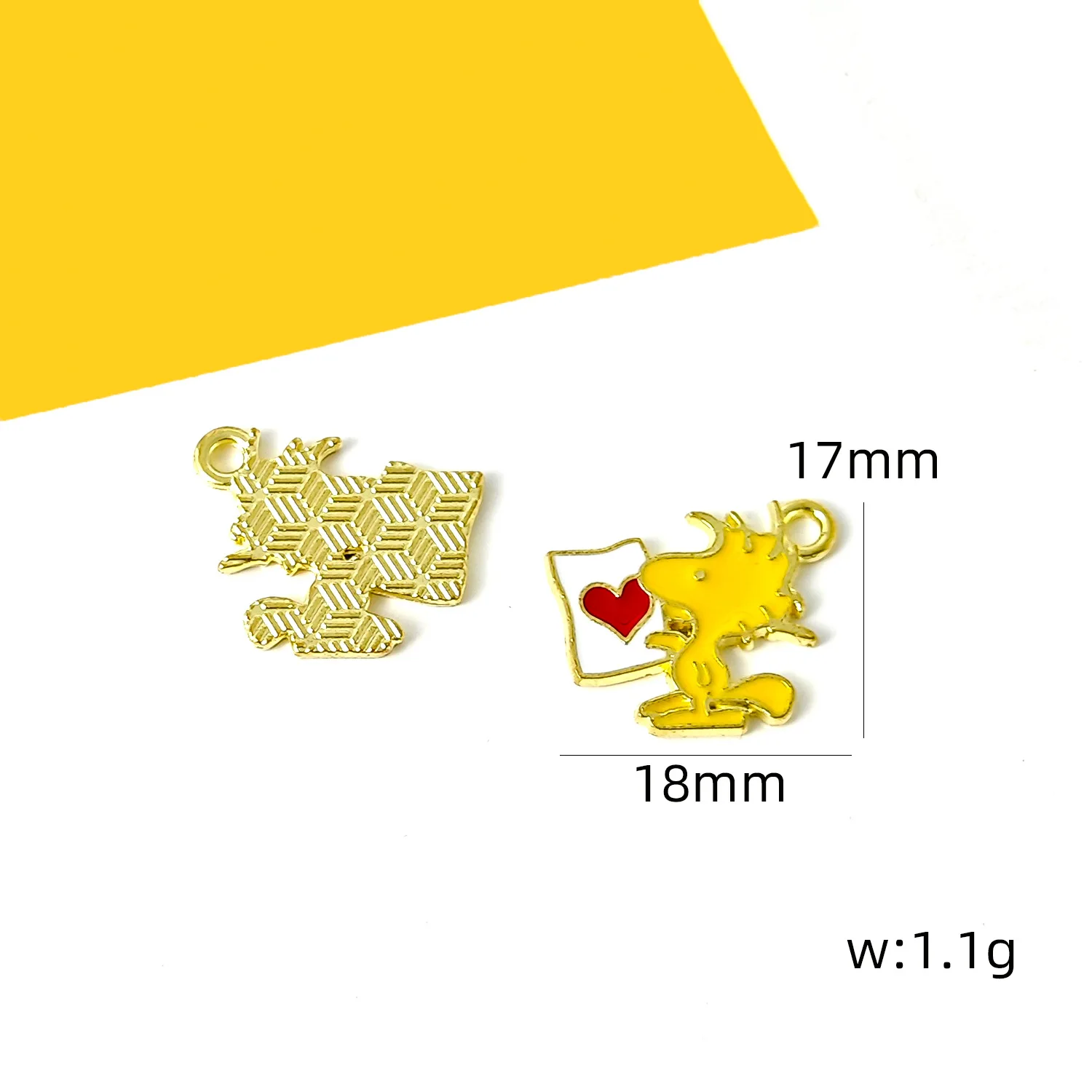 10/20/30Pcs Cute Dog DIY Keychain Metal Handmade for Making Alloy Key Chain Cute Keyring Gift for Fans