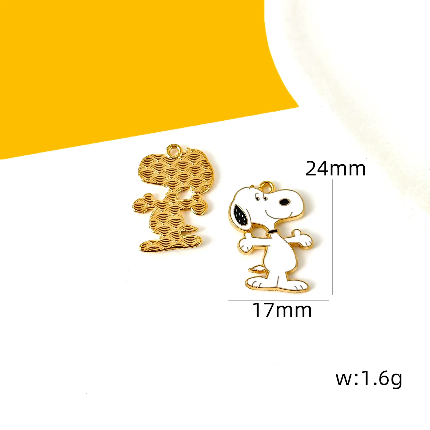 10/20/30Pcs Cute Dog DIY Keychain Metal Handmade for Making Alloy Key Chain Cute Keyring Gift for Fans