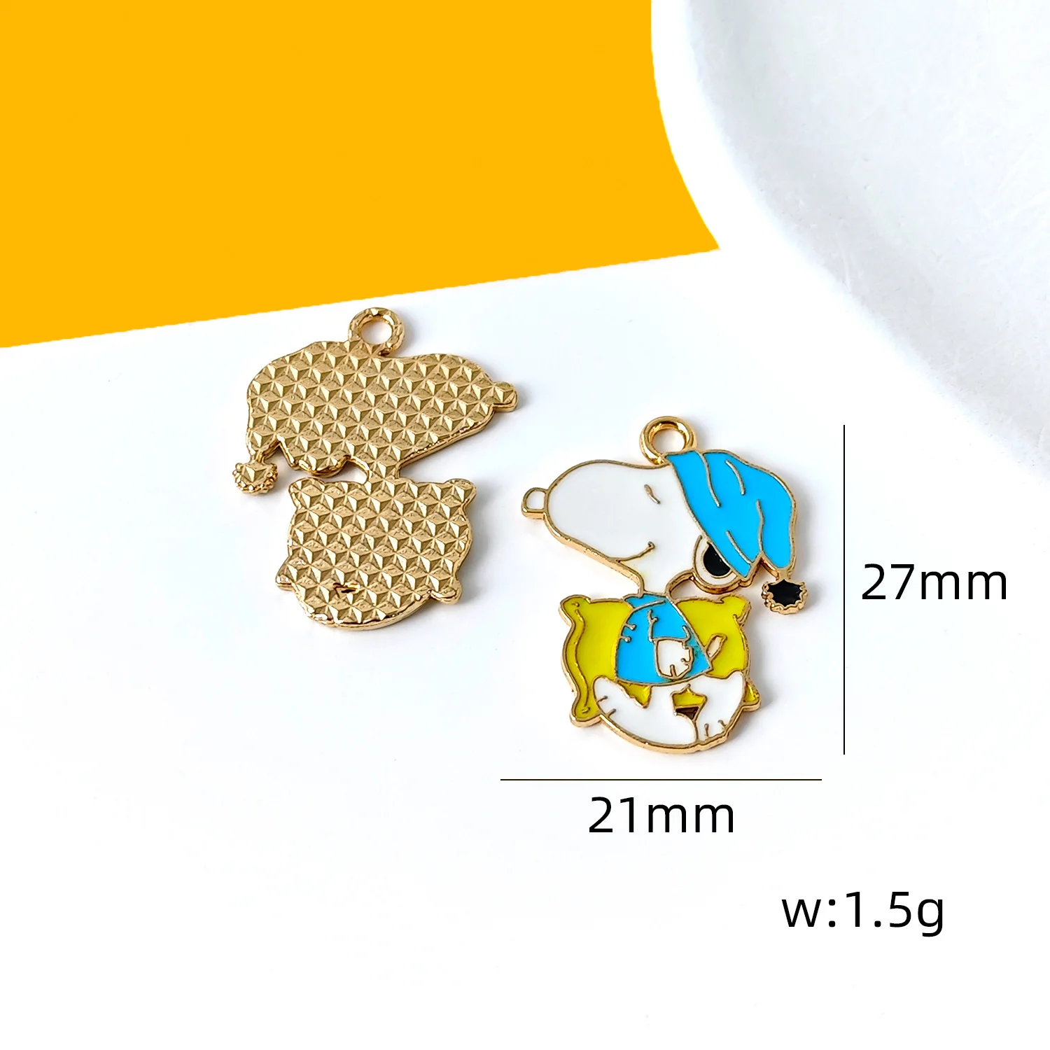 10/20/30Pcs Cute Dog DIY Keychain Metal Handmade for Making Alloy Key Chain Cute Keyring Gift for Fans