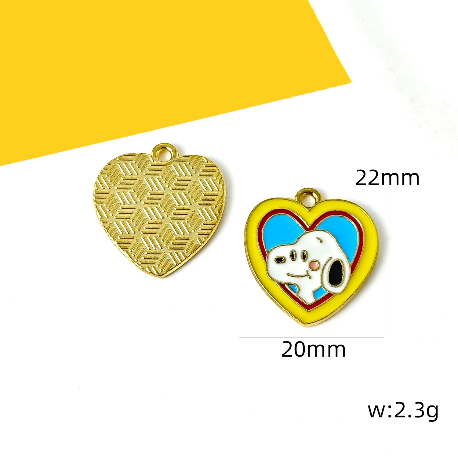 10/20/30Pcs Cute Dog DIY Keychain Metal Handmade for Making Alloy Key Chain Cute Keyring Gift for Fans