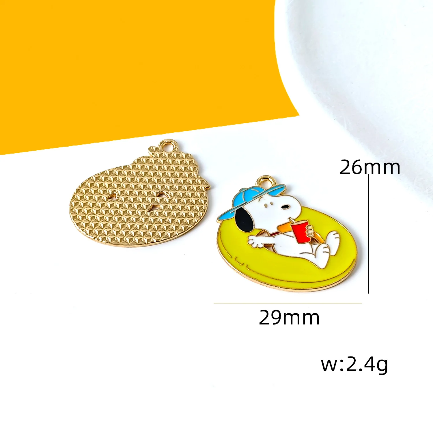 10/20/30Pcs Cute Dog DIY Keychain Metal Handmade for Making Alloy Key Chain Cute Keyring Gift for Fans
