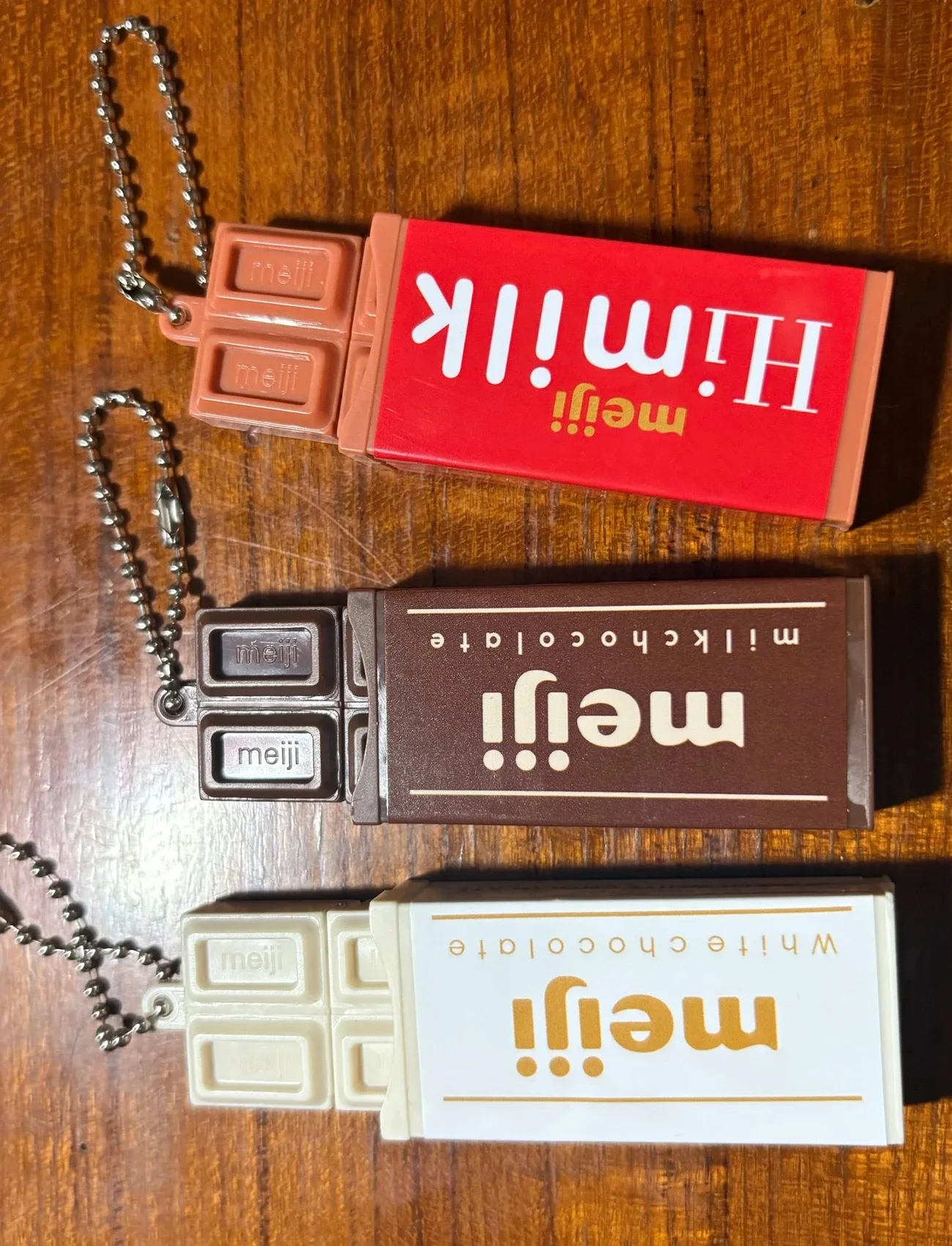 Fidget Toy Simulated Meiji Chocolate Bendy Snap-And-Play Stress Relief Jp Style Keychain Pendant Funny Gifts Creative Gadgets