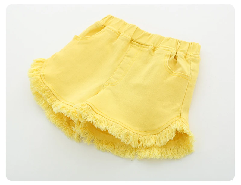 IENENS Girl Casual Shorts Kids Cotton Short Pants Five Colors Baby Bottoms Fit 4-11Y Child Casual Clothes Clothing