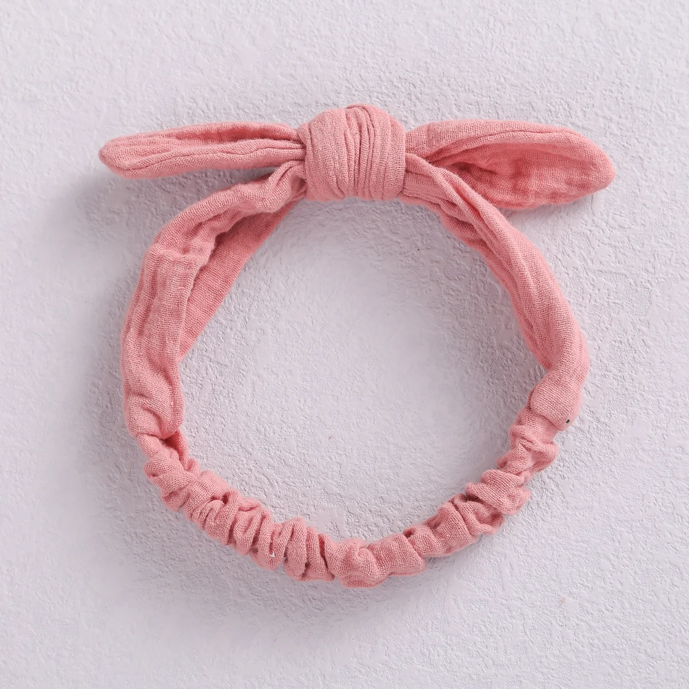 Rabbit Ears Baby Girl Headband Elastic Girl Hairband Newborn Baby Bow Headbands Bowknot Hair Accessories
