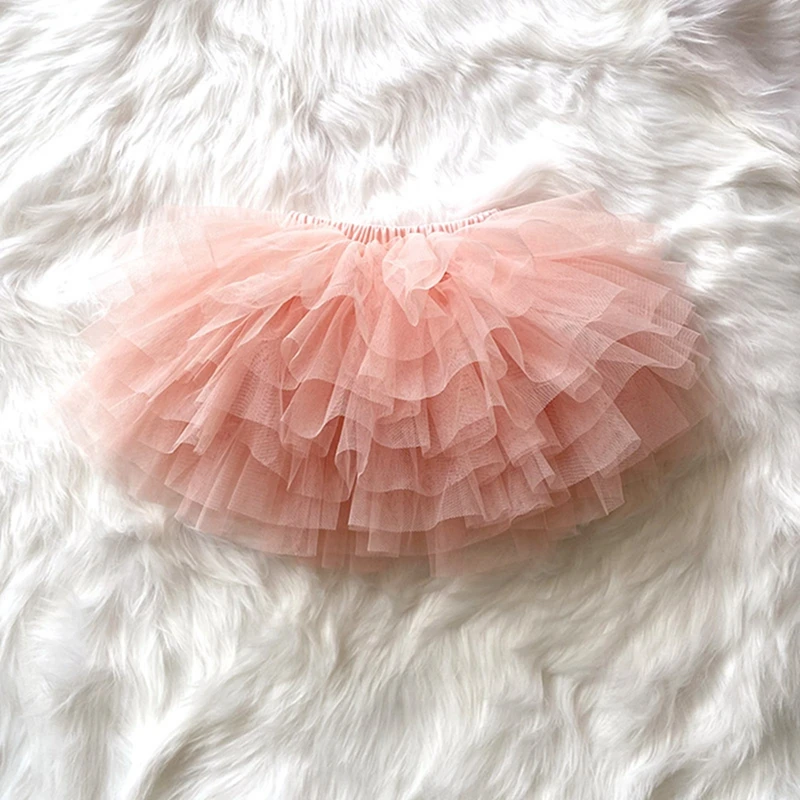 Fashion Baby Girls Tutu Fluffy Skirt Princess Ballet Dance Tutu Mesh Skirt Kids Cake Skirt Cute Girls Clothes