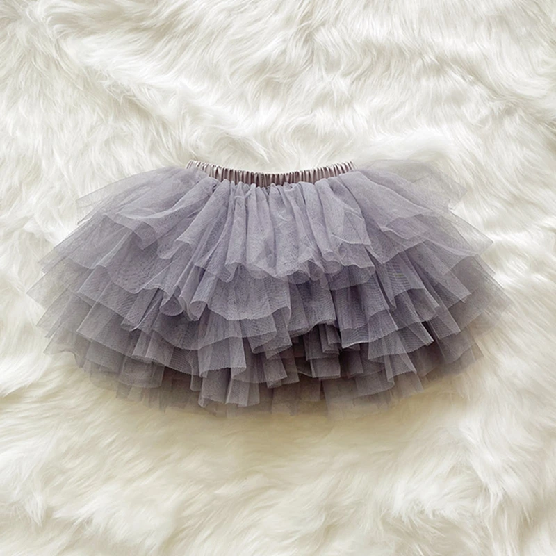 Fashion Baby Girls Tutu Fluffy Skirt Princess Ballet Dance Tutu Mesh Skirt Kids Cake Skirt Cute Girls Clothes