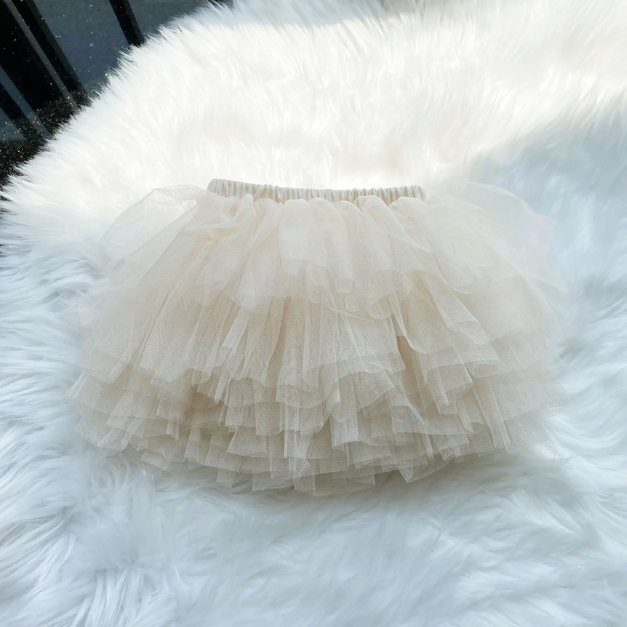 Fashion Baby Girls Tutu Fluffy Skirt Princess Ballet Dance Tutu Mesh Skirt Kids Cake Skirt Cute Girls Clothes