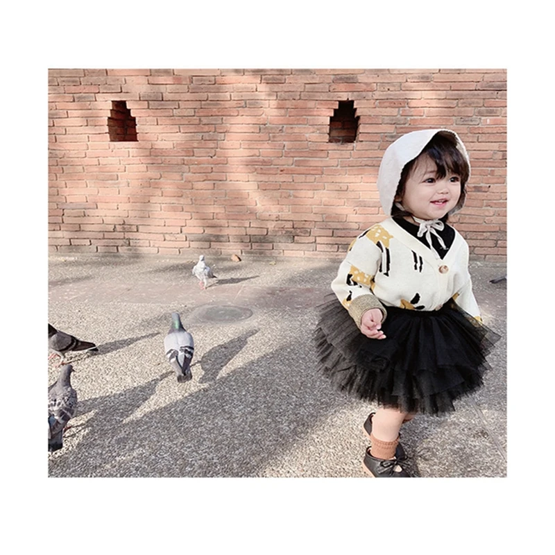 Fashion Baby Girls Tutu Fluffy Skirt Princess Ballet Dance Tutu Mesh Skirt Kids Cake Skirt Cute Girls Clothes