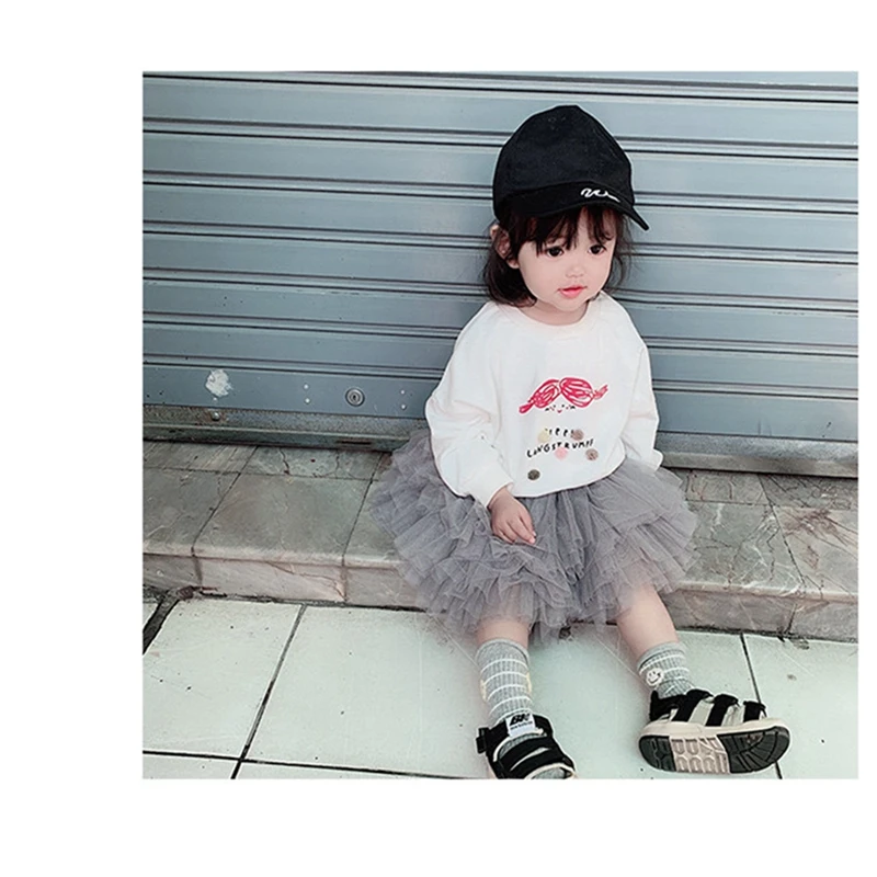 Fashion Baby Girls Tutu Fluffy Skirt Princess Ballet Dance Tutu Mesh Skirt Kids Cake Skirt Cute Girls Clothes
