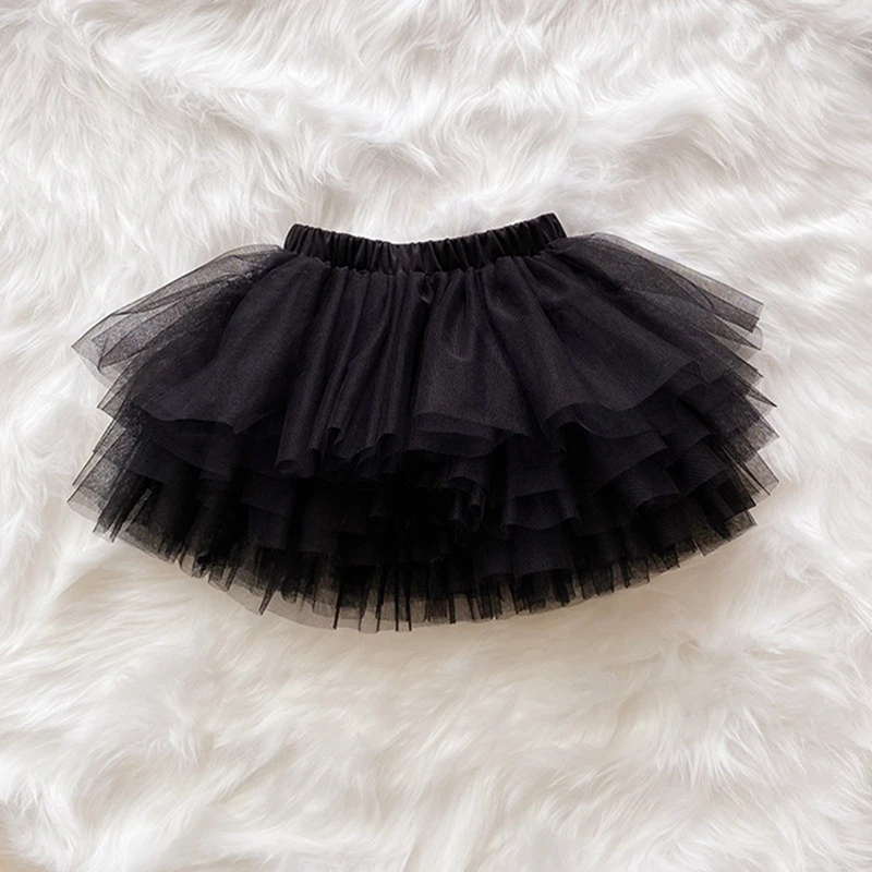 Fashion Baby Girls Tutu Fluffy Skirt Princess Ballet Dance Tutu Mesh Skirt Kids Cake Skirt Cute Girls Clothes
