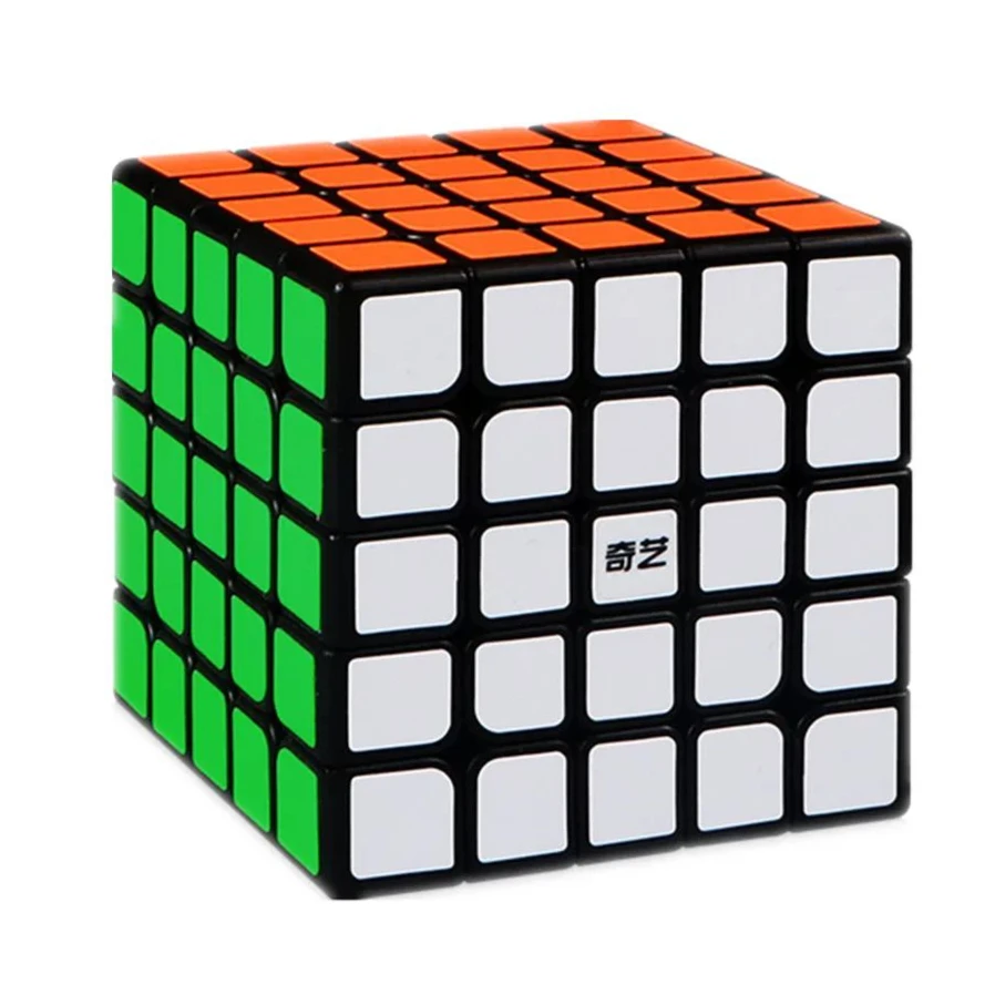 QIYI Speed Magic Cube 3x3x3 4x4x4 5x5x5 Puzzle Black Stickers Magic Cube Education Learnning Cubo Magico Toys For Children Kids