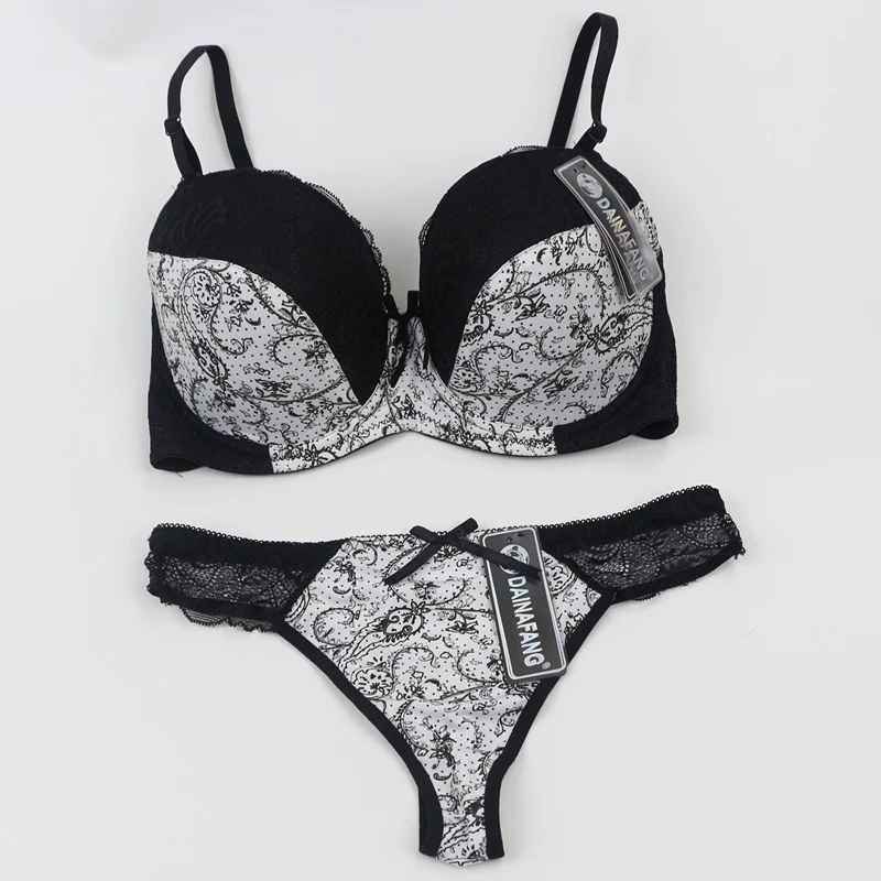 2022 New Bras Set For Womens Sexy Plus Size Female Lingerie Embroidered Lace 34/75 36/80 38/85 40/90 42/95 BCDE Cup Underwear